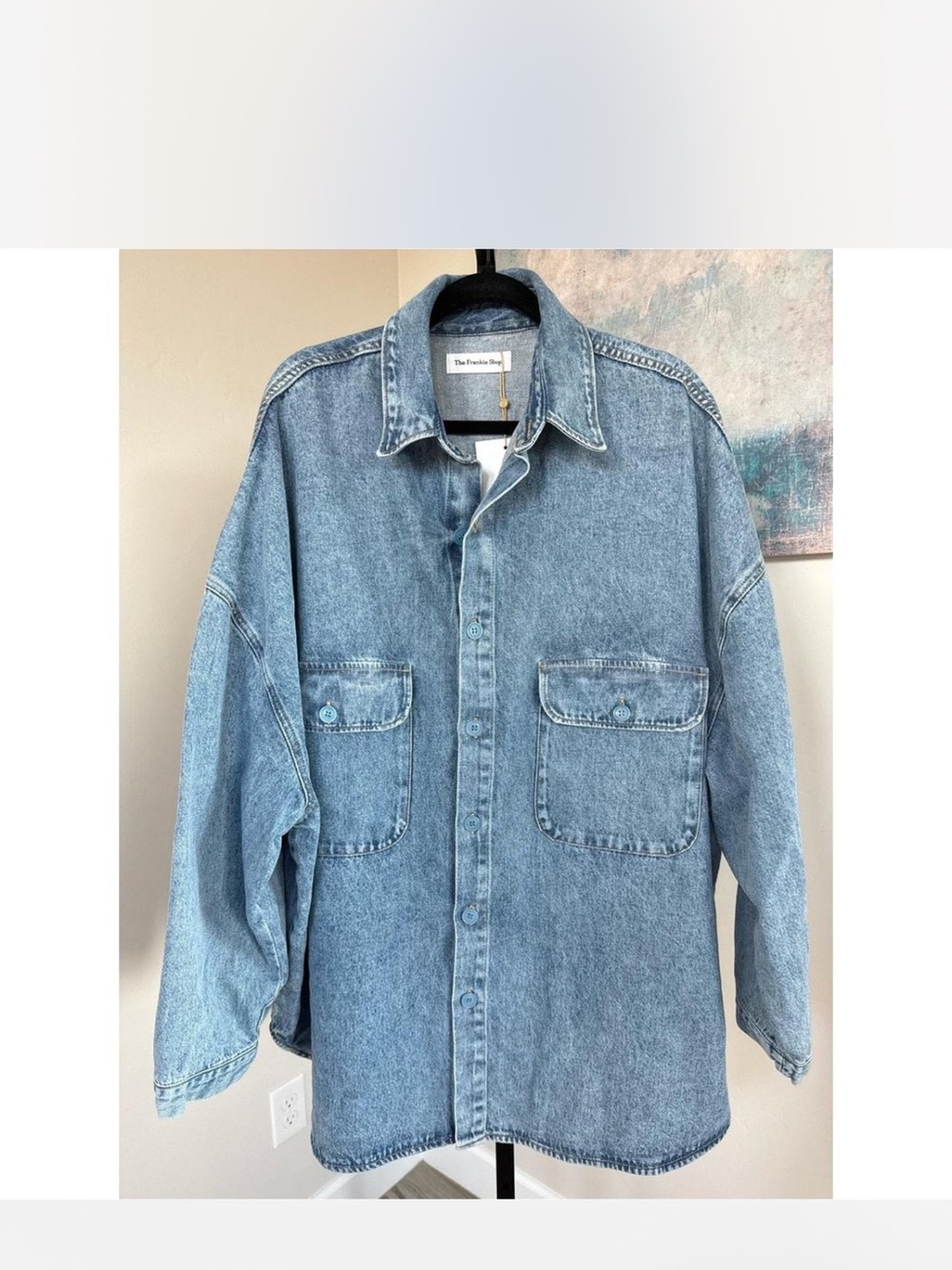 The Frankie Shop Dallas Oversized Shirt in XXS Never Worn - Picture 3 of 4